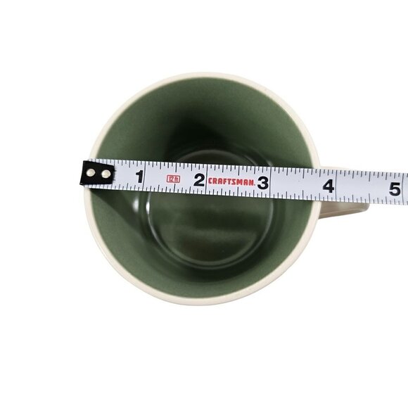 VTG Pfaltzgraff Naturewood Herb Graphic Ceramic Flat Cup and Saucer 4 Piece Set - Picture 12 of 16